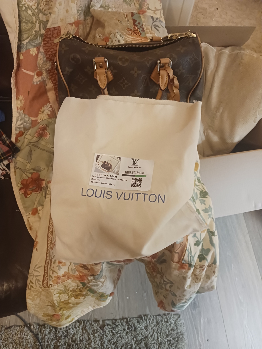 Louis Vuitton Brown Monogram Speedy Bandoulière Satchel - Brown - Picture 3 of 4